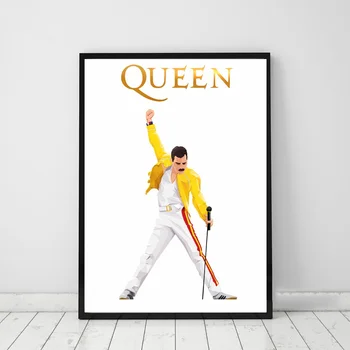 

Freddie Mercury Musican poster Canvas Art Print Wall Pictures for Living Room No Frame