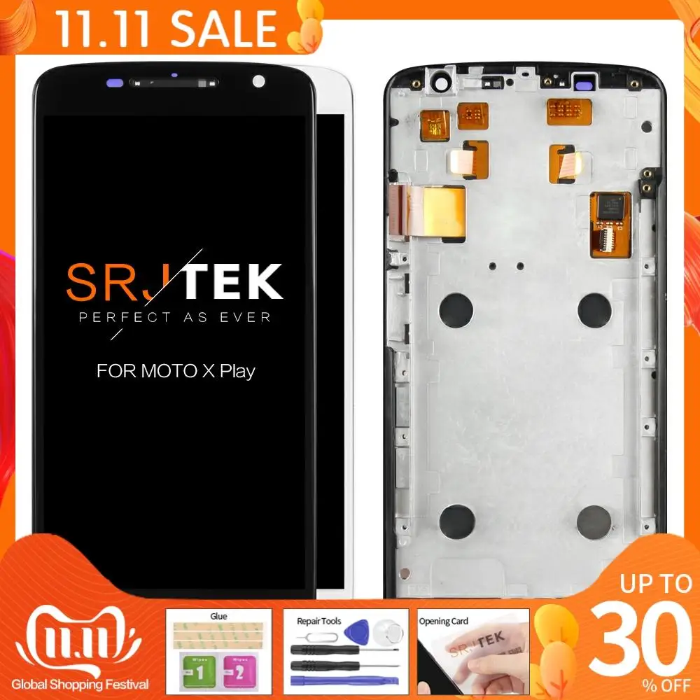 ЖК-дисплей для Motorola Moto X Play дигитайзер X3 XT1561 XT1562 XT1563 запасные части экрана |