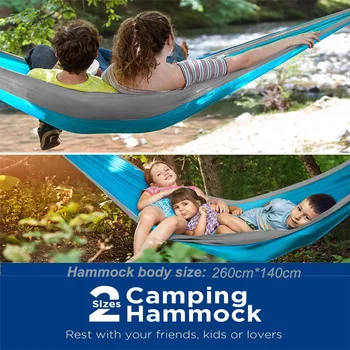 Parachute Hammock with Hammock Straps and Aluminium Carabiner 40