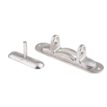 

Boat 304 Stainless Steel Polished Safety Swivel Lock Hasp for RV / BATH