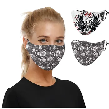 

Halloween Pumpkin Print Cotton Breathable Multi-Purpose Face Cover Reuseable Face Mask Mouth Mask Washable Face Mouth Mask Cloth