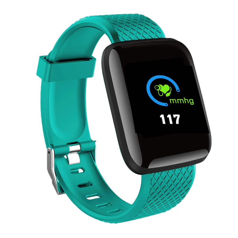 FXM, цифровые часы, женские часы, умные часы для мужчин и женщин, для Android, IOS, водонепроницаемые, трекер сердечного ритма, кровяное давление, кислородный Спорт - Цвет: Зеленый
