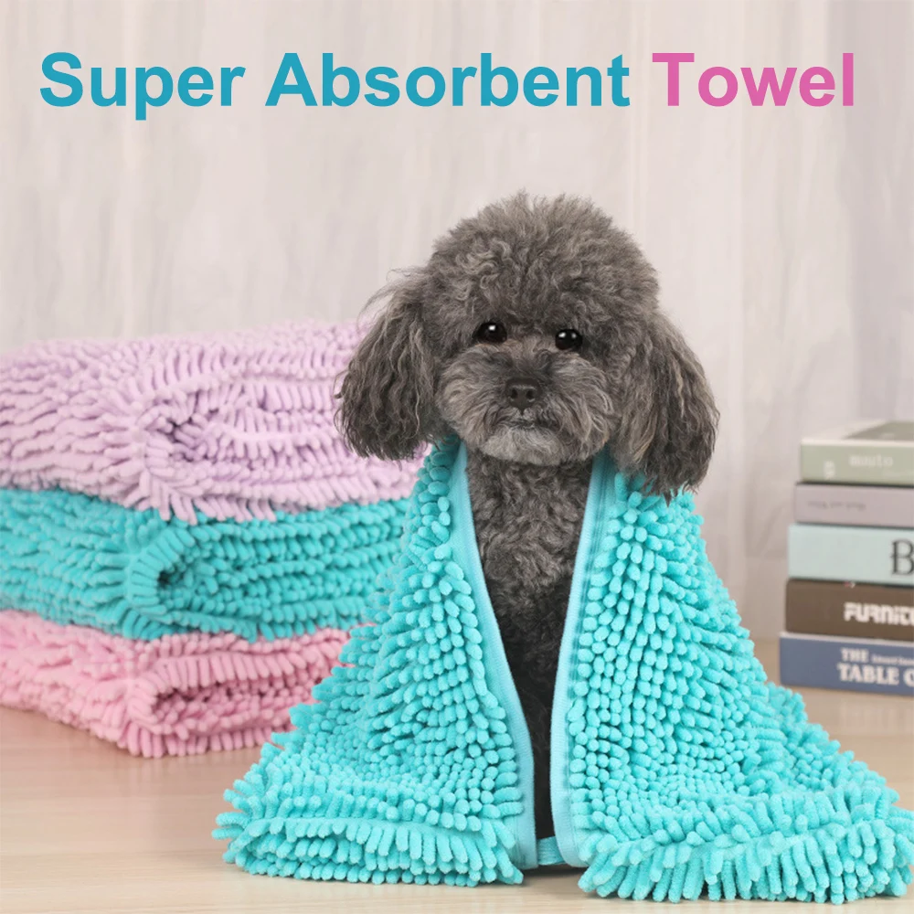

Soft Dog Bath Towel Super Absorbent Quick-dry Pet Cat Towel