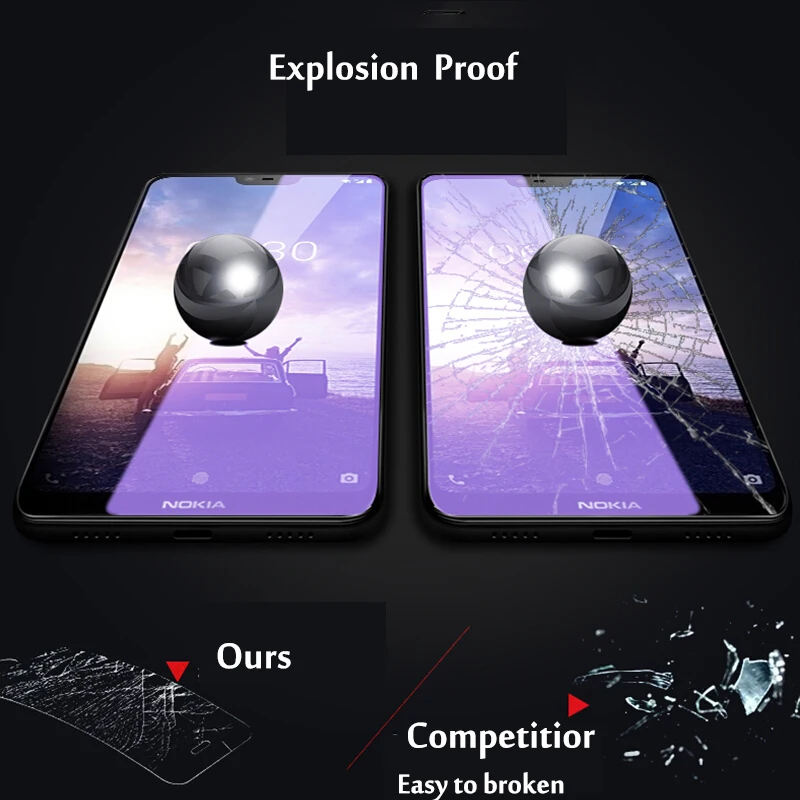 Закаленное стекло с защитой от синего излучения для Samsung Galaxy S6 J6 J8 A9 A5 A6 A7 A8 Plus 2018 J2