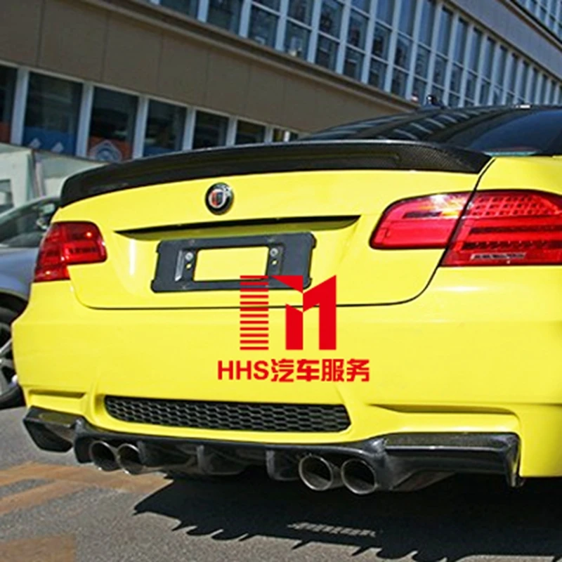 E92 M3 Vorsteiner Стиль Авто углеродное волокно комплект задней части кузова бампер губы