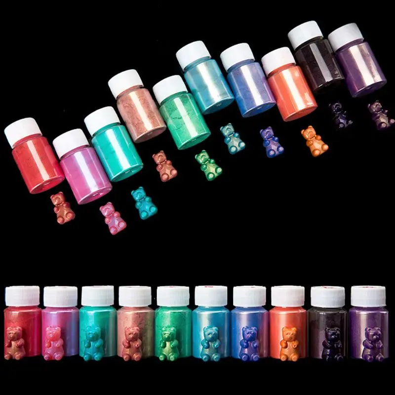 

25ml Flash Glitter Glow Bright Powder Crystal Epoxy Resin Mold Fillings Crafts X6HE