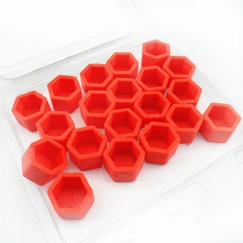 

Vehicle Styler 20 pieces 19mm Silica Gel Wheel Nut Protective Bolt Caps Covers Hub Screw Guard for Porsche Cayenne Macan Macan
