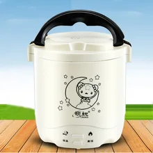 Sharp Collar Multi-functional Mini Rice Cooker Korean-style Small Mini Rice Cooker Students Dormitory Cook Congee Making Soup 1L