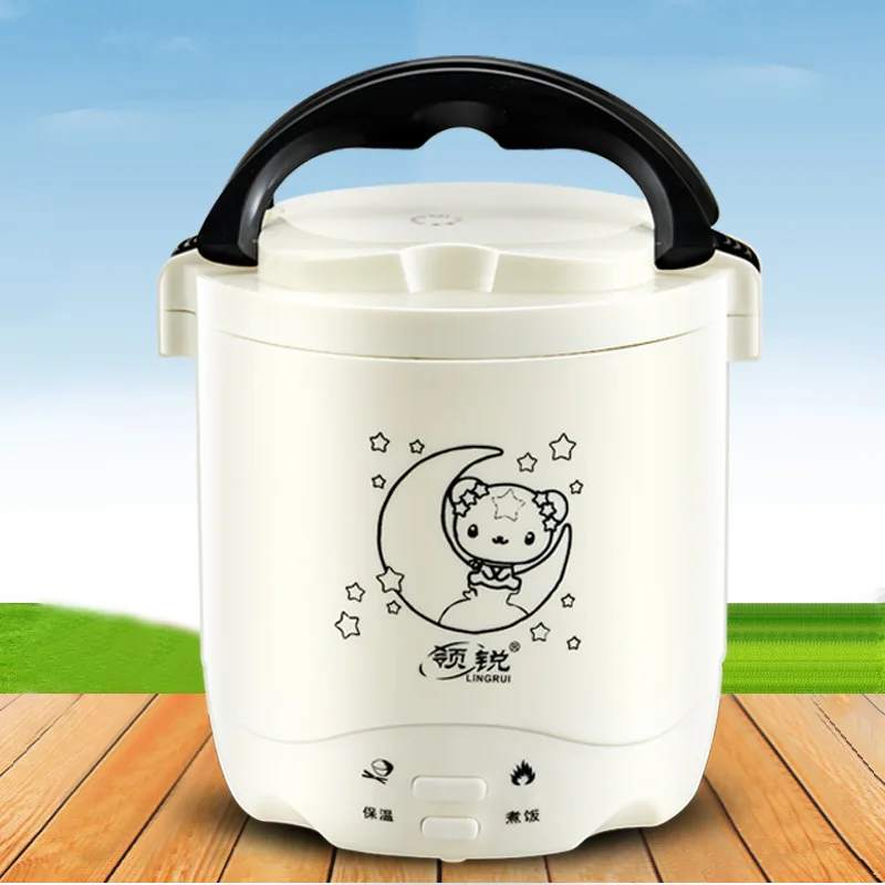 

Sharp Collar Multi-functional Mini Rice Cooker Korean-style Small Mini Rice Cooker Students Dormitory Cook Congee Making Soup 1L