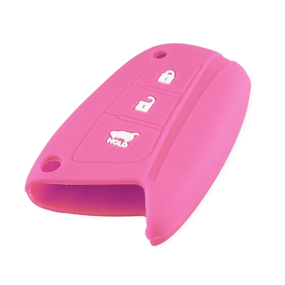 Cover in silicone chiave telecomando per Hyundai Elantra Solaris ix35 ix45 Accent Santa Fe 3 BT - H46e120c75716487c8b5cbf884c0f3886g
