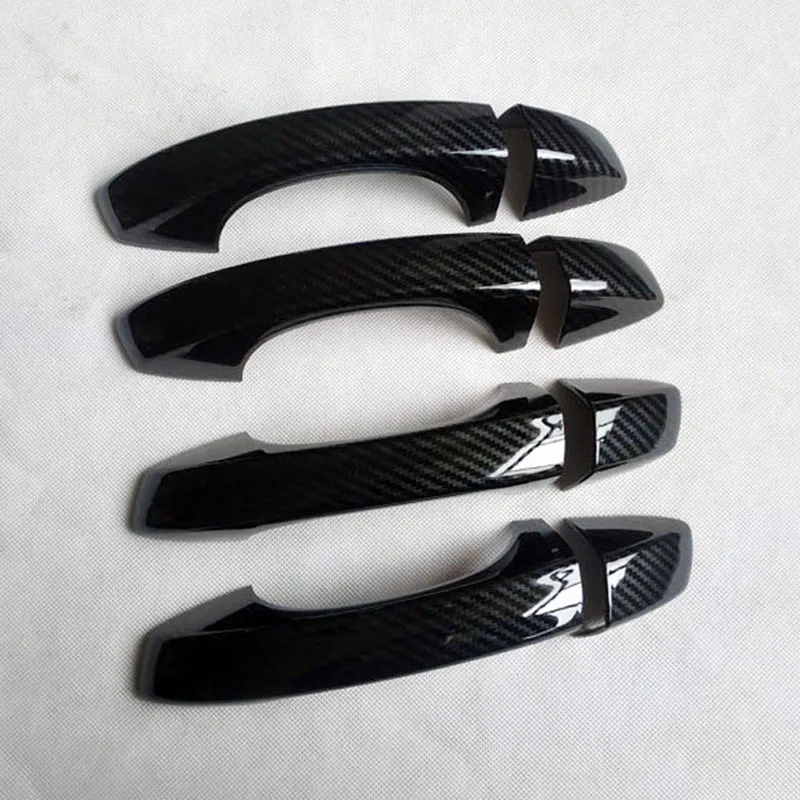 fit for SEAT Leon Cupra 5F MK3 Accessories Plastic Imitation Carbon Fiber Door Handle Cover Trim Handles Covers Car Sticker | Автомобили и