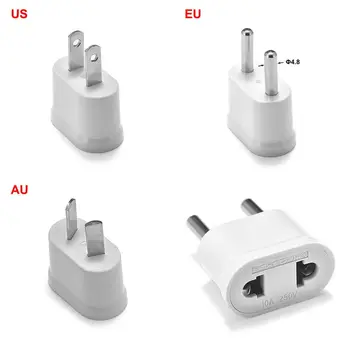 

10pcs EU Euro KR Plug Adapter Converter China American Australia To European Travel Adapter Electrical Plug Socket