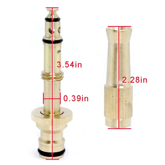 Permetező Fúvóka Spray -Sprinkler Nagynyomású Közvetlen Permetezési Kerti Tömlő Állítható Sprinkler Rendszer Szerszámok - Image 2