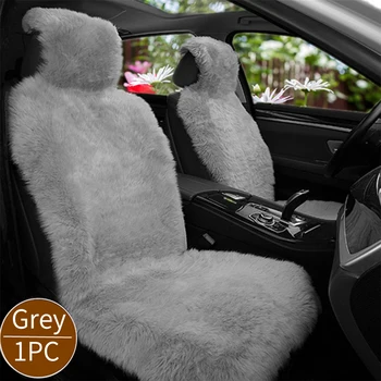 

Anti Slip Universal Warm Winter Wear Resistant Faux Fur Easy Clean Multicolored Practical Decorations Car Seat Cover Reusable