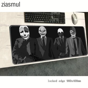 

Payday mouse pad 900x400x2mm mats thick Computer mouse mat gaming accessories New arrival mousepad keyboard pc gamer