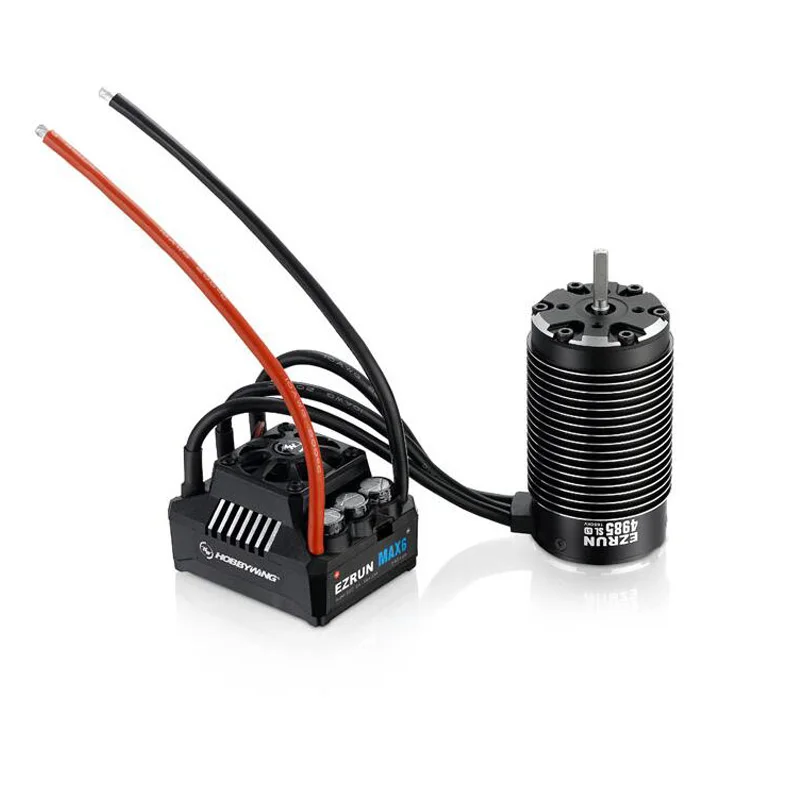 Щеточный электронный регулятор скорости HobbyWing EZRUN SL 1650KV/1100KV/800KV, для детей от 3 до 8 лет с 4-полюсный автоматический Бессенсорный Бесщеточный внутренний двигатель Max6 V3 Max5 V3 ESC для 1/5 1/6 1/7 RC автомобиль