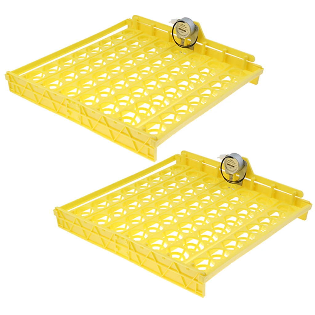 2x 110V 56-digital Automatic Egg Turner Tray Chicken Duck Egg Incubator