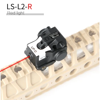 

LS-L2-R laser sight Light Tactical LED Mini Flashlight 20mm Picatinny Hunting Keymod Rail Mount Weapon light for Outdoor Sports