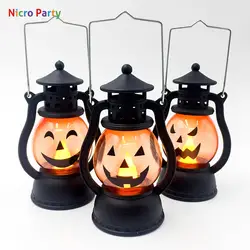 Nicro Хэллоуин окрашенные светодиодный подвесные светильники 4 цвета Ретро вечерние принадлежности для мероприятий бар Домашний Декор # ot210