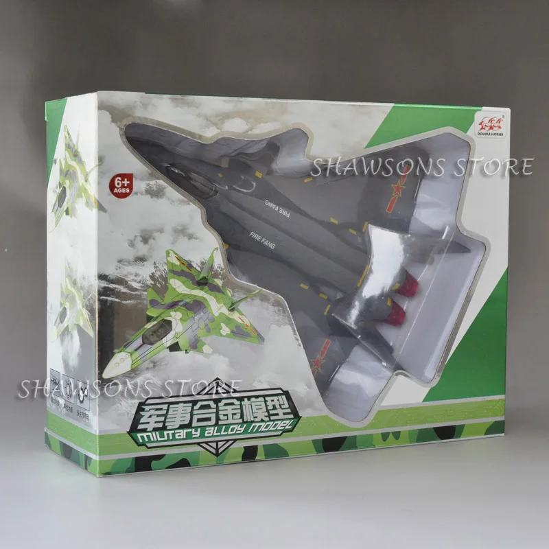 1: 72 литая под давлением военная модель игрушки Jian-20 J-20 Китай реактивный истребитель Реплика оттягивать самолет со звуком и светильник