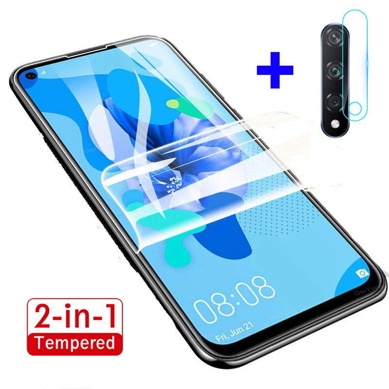 Гидрогелевая пленка с полным покрытием для Huawei Nova 5t Nova5t мягкая защита экрана Honor 20