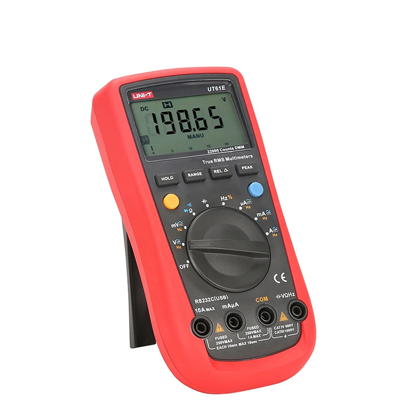 US $55.67 Uni T Ut61e Modern Digital Multimeter True Rms Auto Range 22000 Display Count MaxMinRel Mode Analog Bar Graph