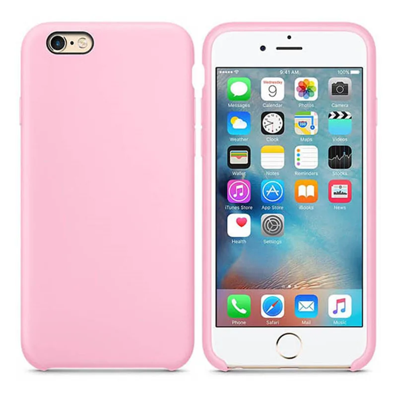 Роскошный силиконовый чехол для iPhone 5SE 6s 7 8 Plus, Жидкий чехол для Apple iPhone XS Max XR 11pro MAX чехол - Цвет: 15 Rose Pink