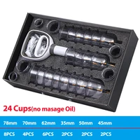 cupping therapy set Vacuum Cupping Set Suction Cups Massage Physiotherapy Jars Chinese Medicine Anti Cellulite For Body Massager 2