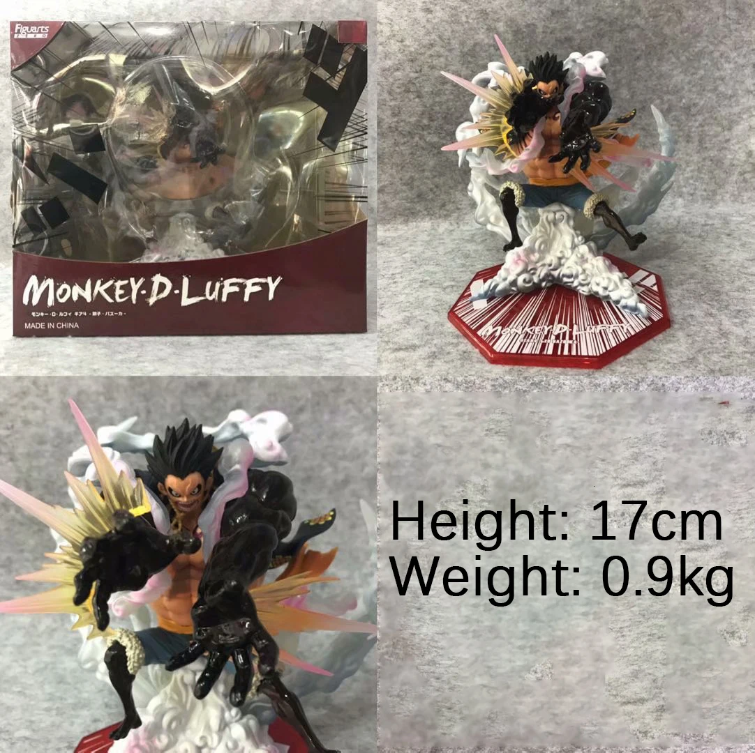 One piece Fourth gear Луффи 17,5 см Figma Zoro подвижная фигурка ПВХ модель Фильм аниме Archetype кукла подарок игрушки коллекционные