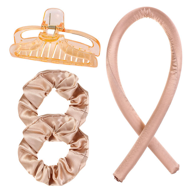 Easy To Use Heatless Curling Rod Lazy Curler Silk Curling Ribbon Make Hair Curly Wave Formers Headband Wave Formers