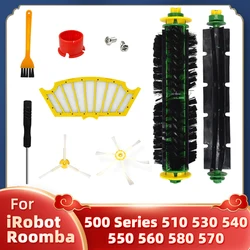 Good Performance Filter Brush Round Cleaning Accessories Kit For iRobot Roomba 500 Series 510 530 540 550 560 580 570