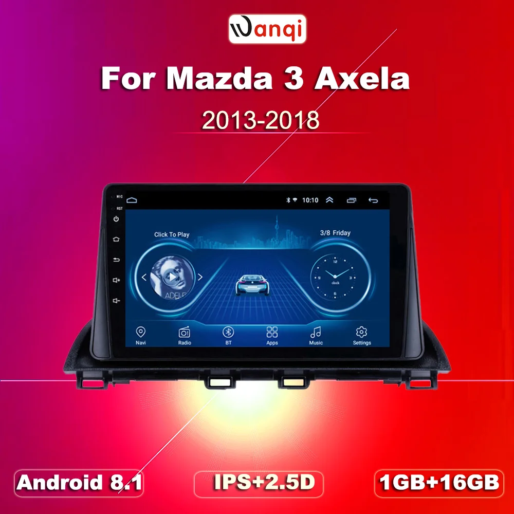 Wan qi 9 дюймов 1 ГБ ОЗУ 16 Гб ПЗУ Android 8 HD сенсорный экран GPS навигационная система для