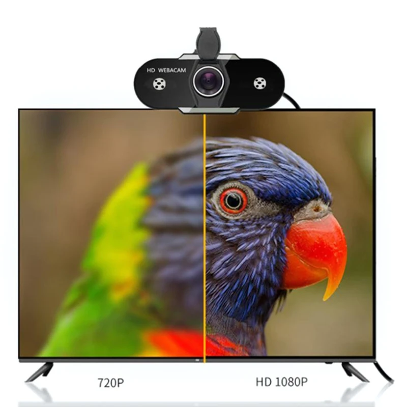 

2021 New HD- Webcam 1080P 1944P 720P 480P Computer PC Web Camera Auto Focus with Mic For PC Online Learning Live