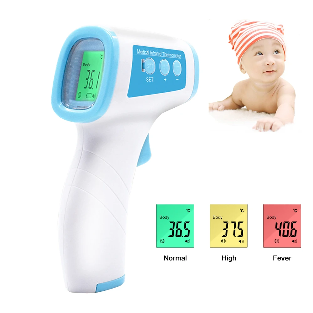 

Handheld Medical Infrared Thermometer For Baby Adult Forehead Non Contact Digital Display Temperature Meter IR Thermometer Gun