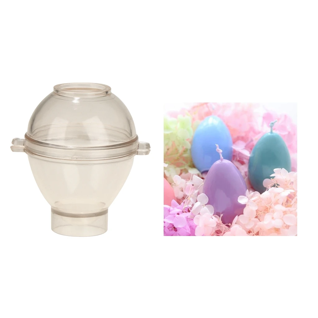 Egg Shape Candle Making Moulds Soap Molds for Home Candle Making DIY Wedding Party Decoration Candles Crafts Supplies