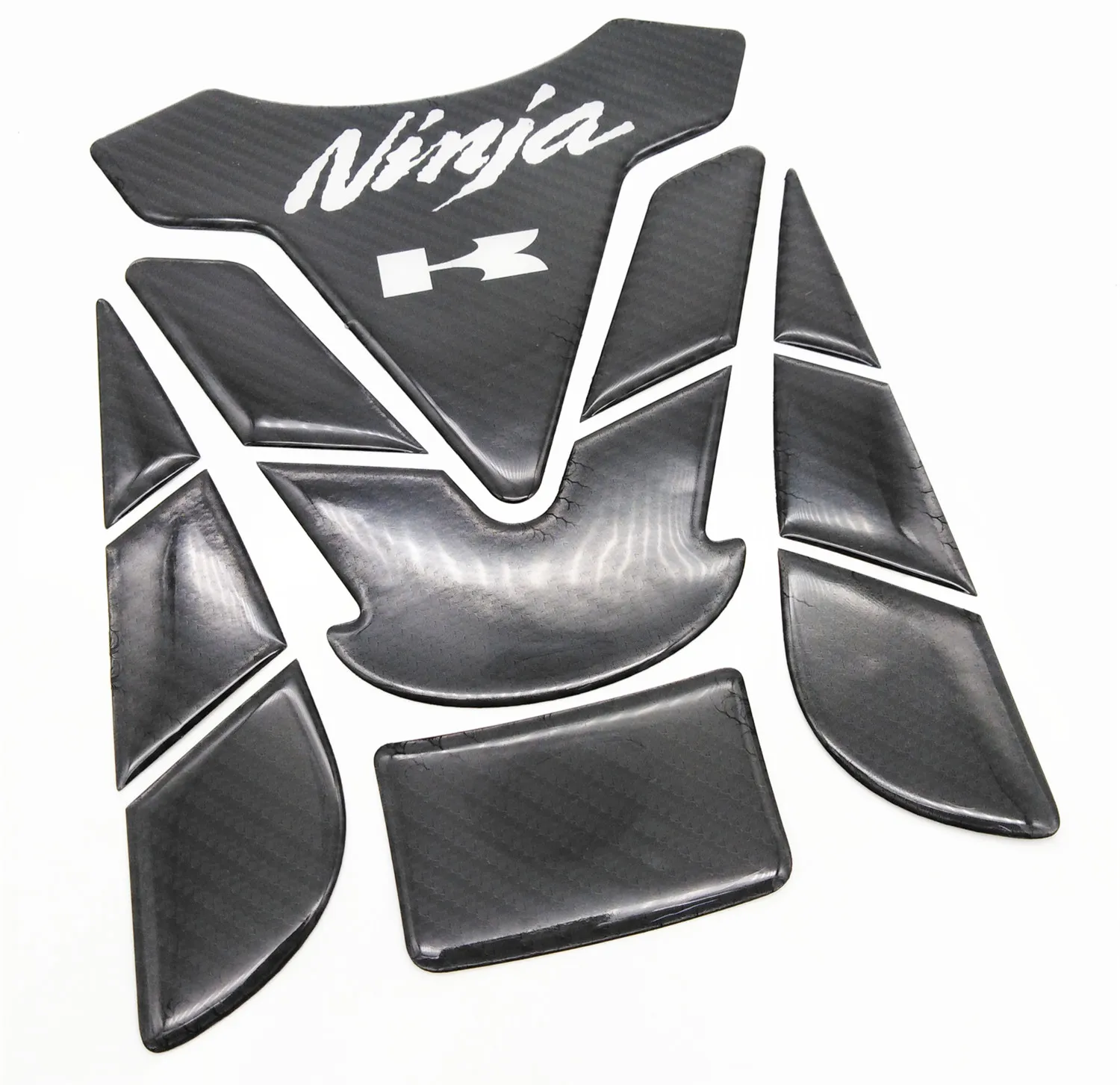 1pcs Carbon Fiber Tank Pad Tankpad Protector Sticker For Motorcycle Universal Fishbone fit for ninjaZX-6R | Автомобили и