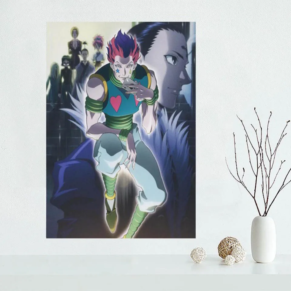 Modular HD Wall Art Nordic Canvas Printed Painting Hunter X Posters Modern Animation Picture Home Decor For Boys Bedroom | Дом и сад