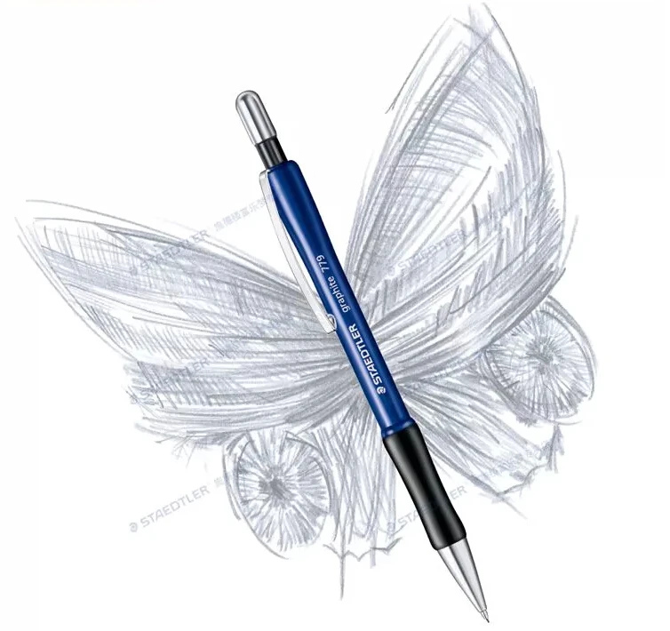 1pc Gremany Staedtler 779 Automatic Pencil 05.mm/0.7mm Retractable Nib Writing Drawing Office Supplies School PVC Free | Канцтовары для