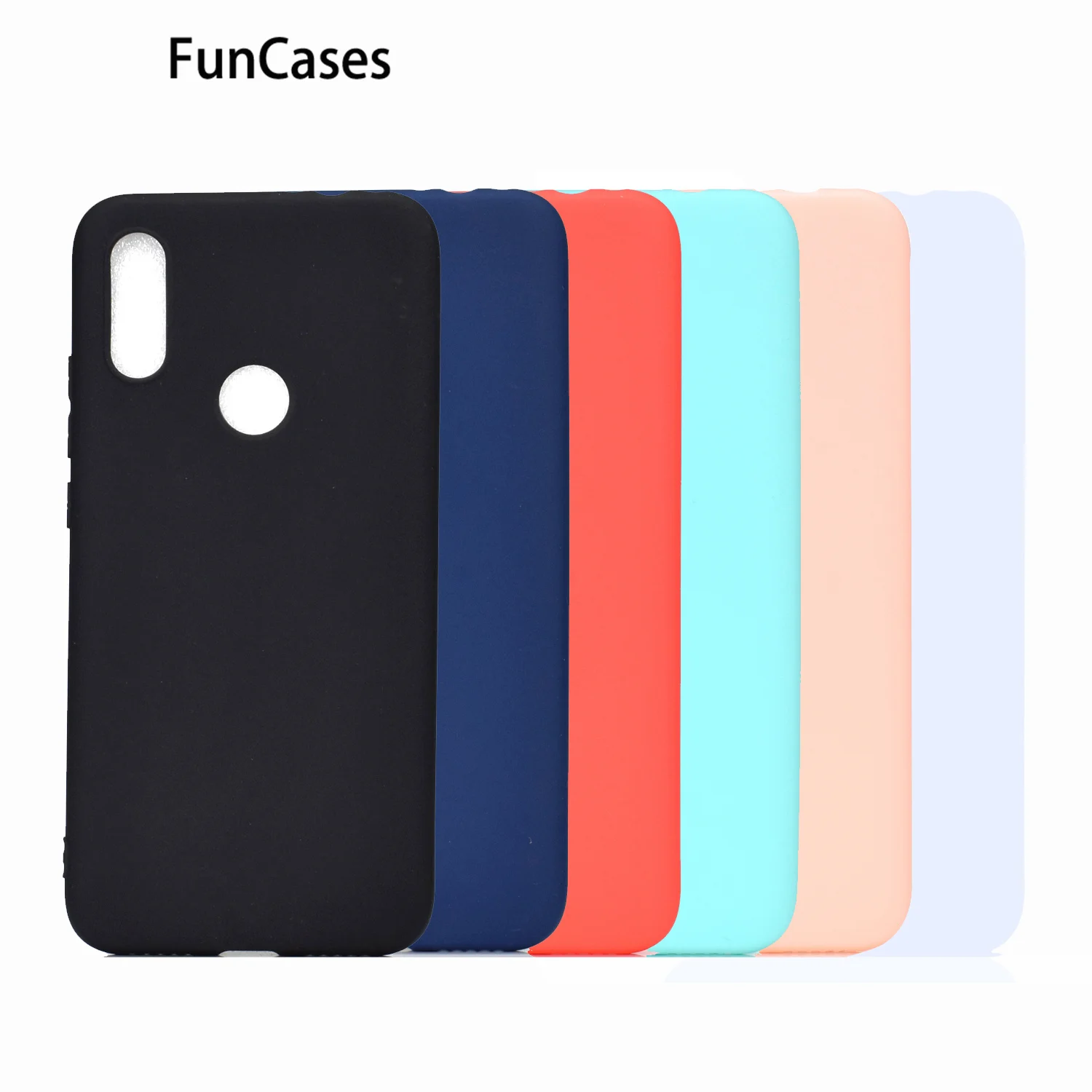 Чехлы На Бампер для Xiaomi cellular Redmi 7 Etui темно-синий силиконовый чехол протектор para Y3