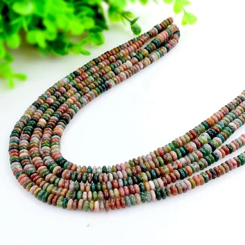 

3*6mm Natural Stone Beads Oblate Loose Spacer Beads Rondelle Spacer Beads For Jewelry Making DIY Bracelet Necklace Accessories