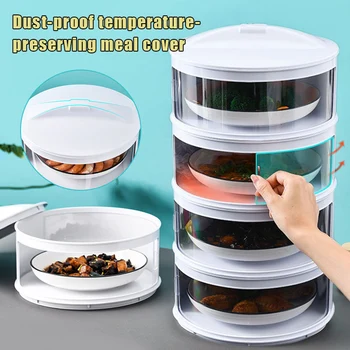 

Spot Transparent Stackable Food Insulation Cover Dustproof for Home Kitchen Refrigerator VJ-Drop