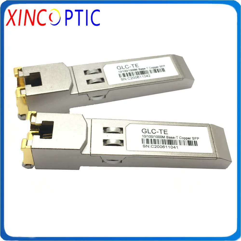

Гигабитный модуль RJ45 SFP 10/100 Мбит/с, медный Трансивер для Cisco GLC-T 1000BASE-T Optical