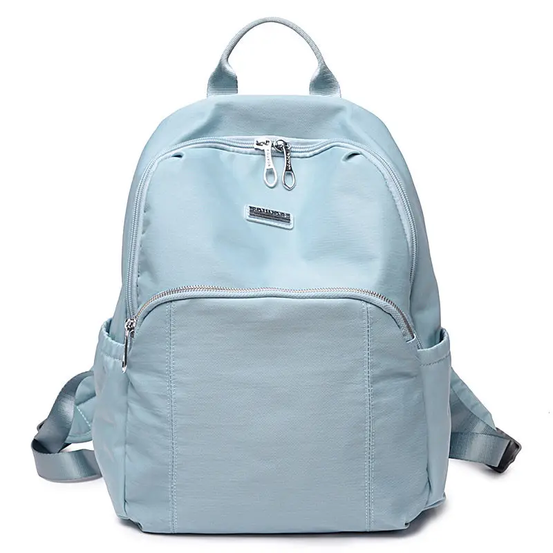 Fouvor водонепроницаемый рюкзак Оксфорд для девочек розовая сумка для подростков студентов школьная сумка Детская сумка для книг Молодежная женская сумка - Цвет: Синий