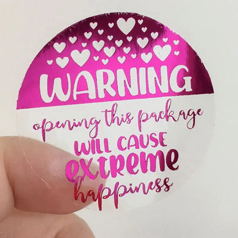 100PCS/4CM/ red transparent hot stamping stickers/envelope sealing stickers/gift stickers / | Дом и сад