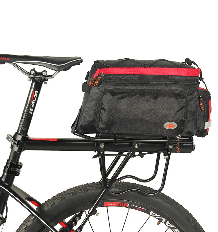 

CBR New Style with Side Pockets che wei bao Bicycle che wei bao Seat Rack Bag A3 Rack Bag-Expanding
