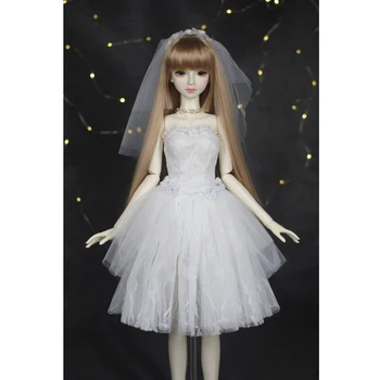 

1/3 Doll Wedding Dress Handmade Dress Up For BJD Dolls Girls Toys