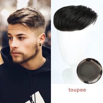 

LVHAN Advanced knitting technology Dyeable Men's Wig toupee Head usage bald Alopecia 3 models Custom product