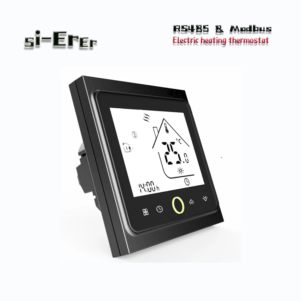 controlador de temperatura aquecimento eletrico rs485 modbus 16a 24v ac v ac 01