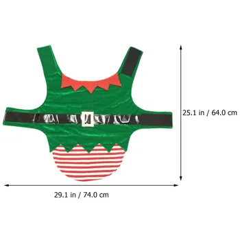 

Lovely Pet Clothes Christmas Elf Puppy Fancy Cosplay Costume Pet Supplies