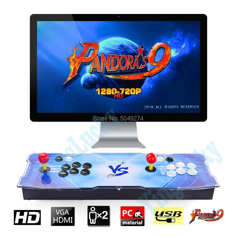 

pandora Game Arcade Console 3D BOX Game Board 1660/2650/2199/2323/3188/2448 in 1 Multigames HDMI VGA For TV PC LCD Monitor